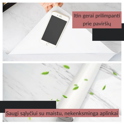 Marble-Style Decorative Film