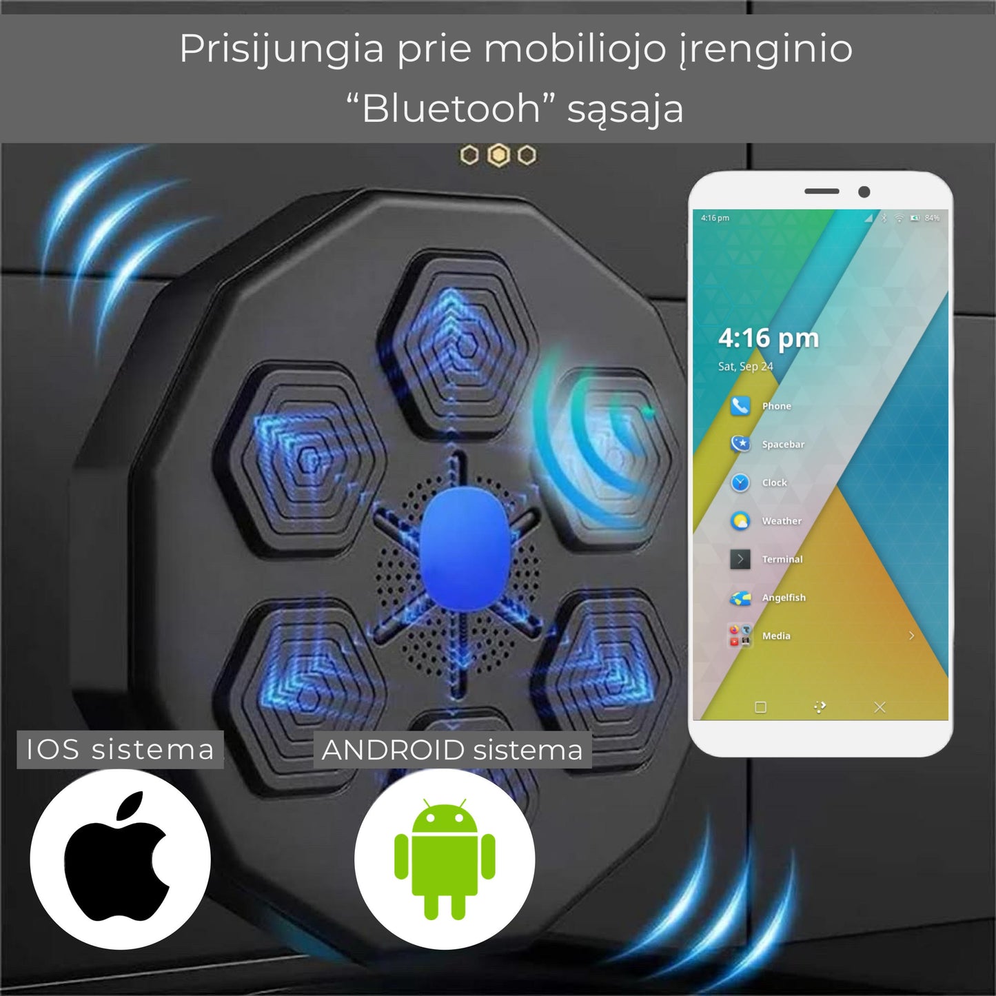 Smart Music Boxing Pad & Gloves