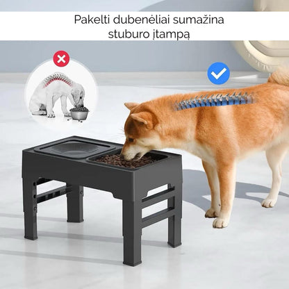 Adjustable Height Pet Bowls