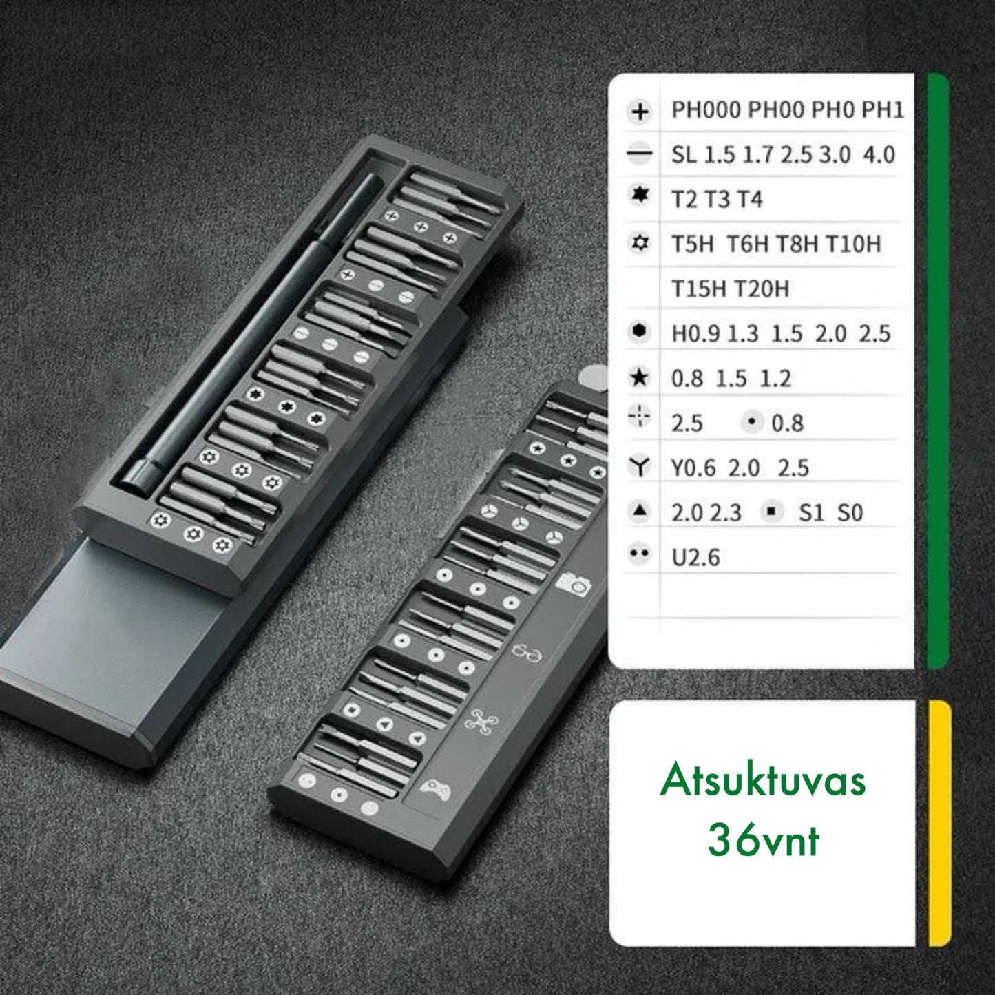 Multifunctional Screwdriver Set – 30, 36, 40, 44, 96 Pieces