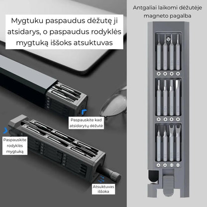 Multifunctional Screwdriver Set – 30, 36, 40, 44, 96 Pieces