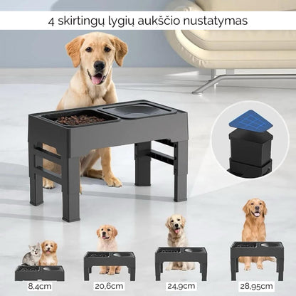 Adjustable Height Pet Bowls