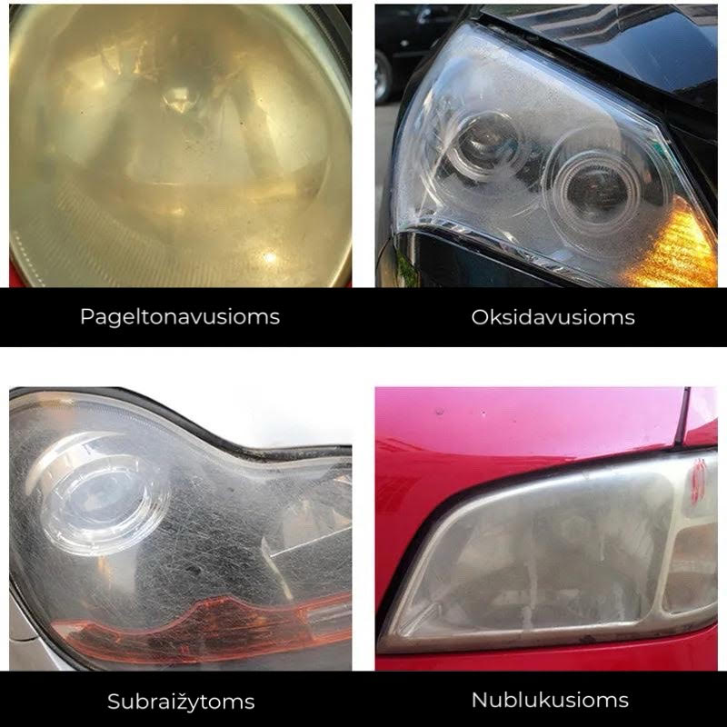 Car Headlight Restoration lampl Polishing Kit