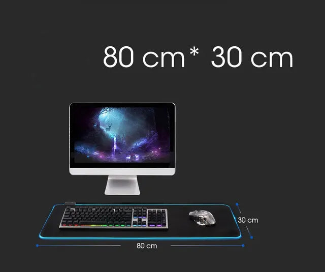 Pelės kilimelis su RGB