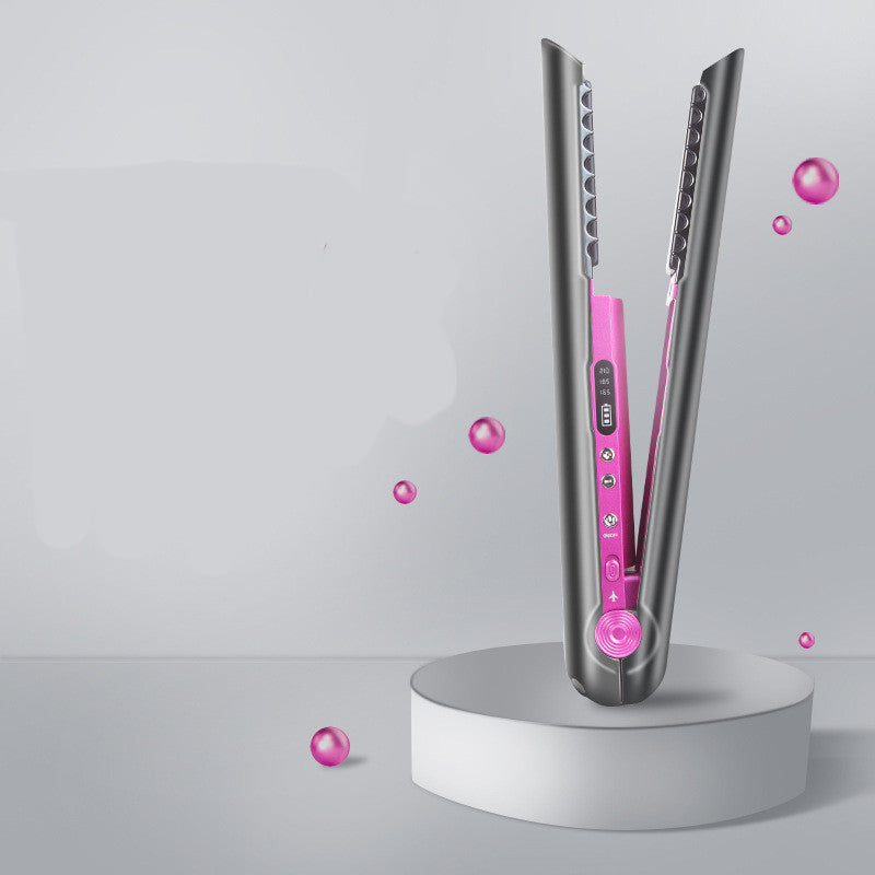 Profesionalios plaukų belaidės žnyplės tiesinimui + garbanoms