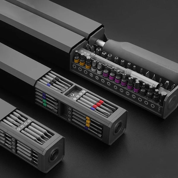 Daugiafunkcinis atsuktuvų rinkinys 30, 36, 40, 44, 96 dalių