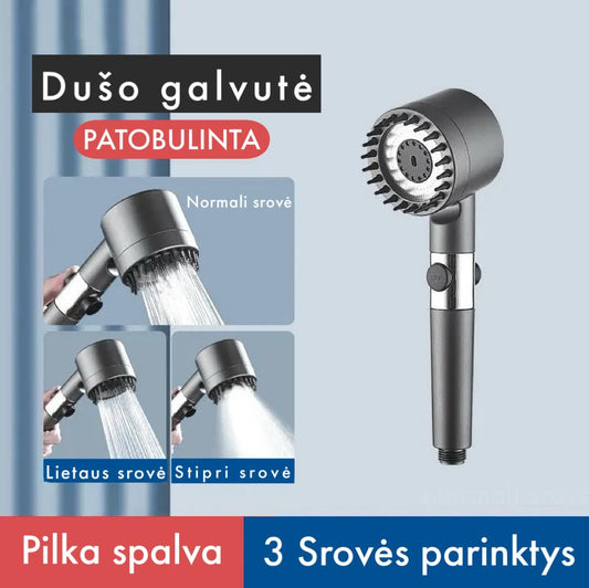 Dušo galvutė aukšto slėgio su filtru
