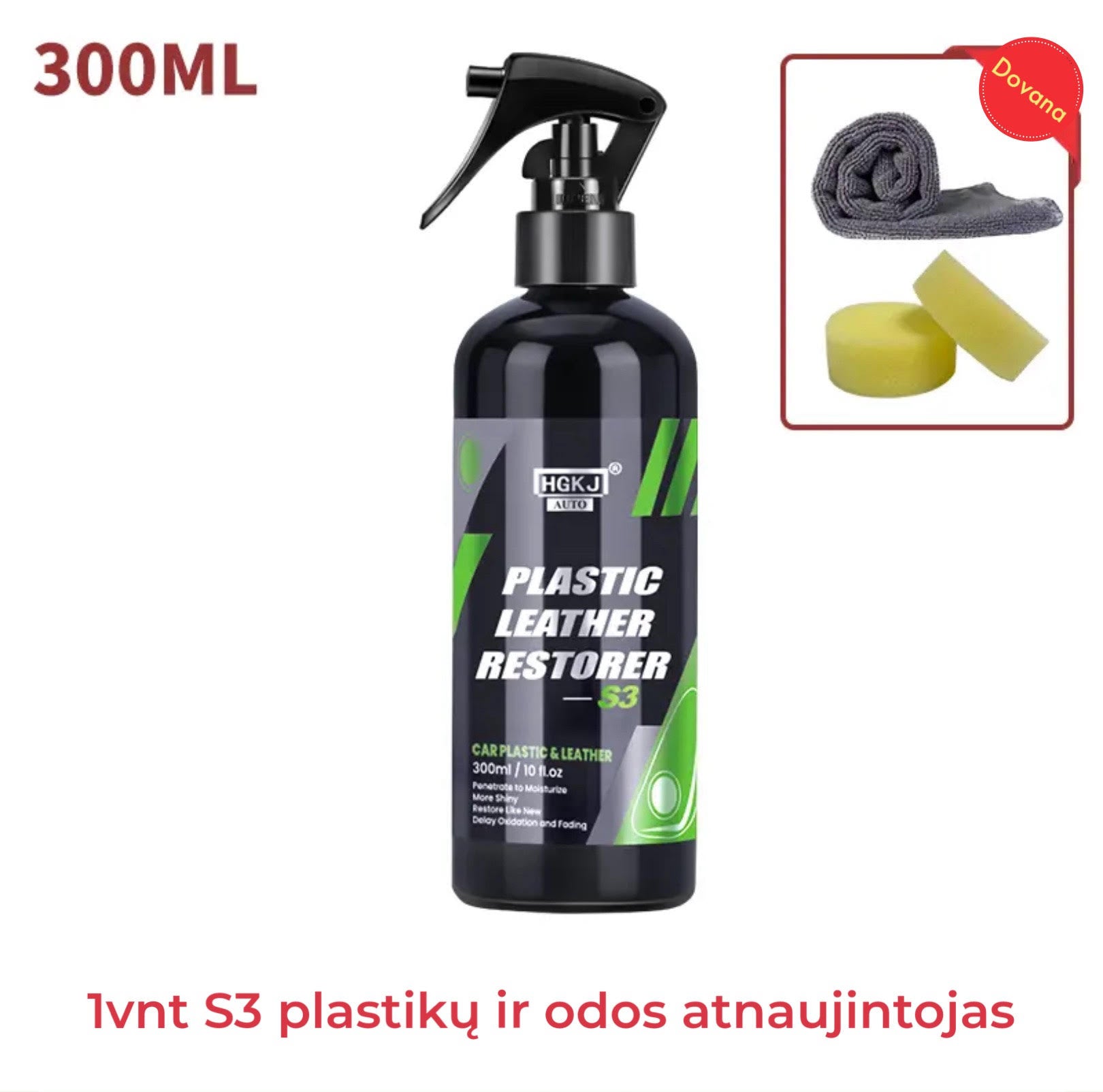 Plastic Renovator for Car Interior Spare Parts Seat Leather Liquid Wax Polish Plastic Restore Cleaner Spray Accessories S3